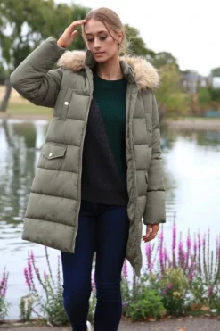 Women Double Second Oversized Long Duvet Coat