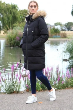 Women Double Second Oversized Long Duvet Coat