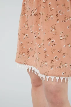 Women Double Second Summer Floral Sleevless Dress