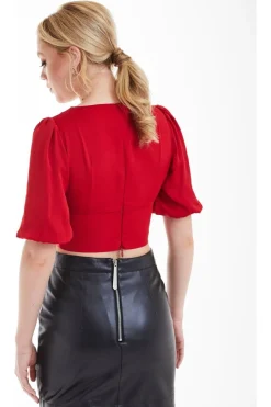 Women Double Second Vegan Leather Skirt