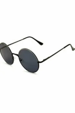 Women East Village Metal Round White With Smoke Lens