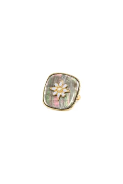 Women Elka London Alexa Square Ring