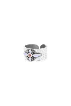 Women Elka London Dita Flower Metal Ring