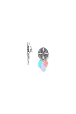 Women Elka London Dita Irregular Shape Oval Clip Earrings