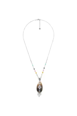 Women Elka London Dita Long Necklace With Pendant