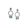 Women Elka London Dita Ring Disc Post With Dangles