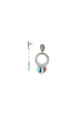 Women Elka London Dita Ring Disc Post With Dangles