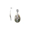 Women Elka London Dita Xl Brownlip Drop Post Earrings