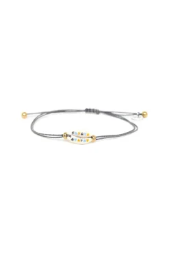 Women Elka London Justine Mini Cowrie Cord Bracelet