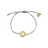 Women Elka London Justine Wax Cord Disc Bracelet