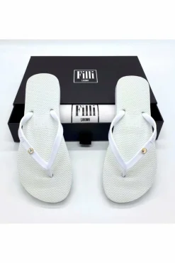 Women Filli London Aurora Crystal Luxury Flip Flops