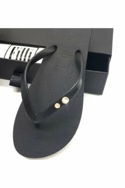 Women Filli London Crystal Diamond Luxury Flip Flops