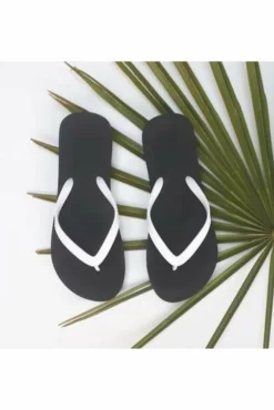 Women Filli London Naked Flip Flops - White On