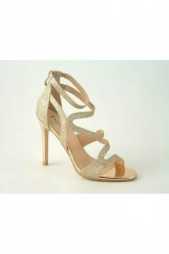 Women Glitz Shoes Alisha Divine Glitter High Heel Sandals