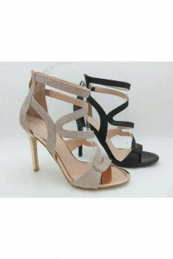 Women Glitz Shoes Alisha Divine Glitter High Heel Sandals