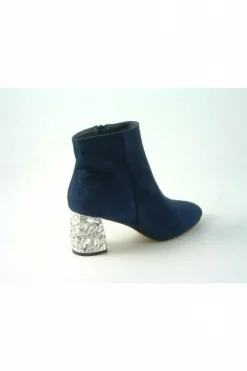 Women Glitz Shoes Celine Sabatine Glitter Heel Suede Ankle Boot