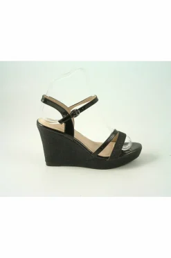 Women Glitz Shoes Divine High Heel Glitter Wedge Sandal