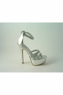 Women Glitz Shoes Divine Tall Diamante Platform