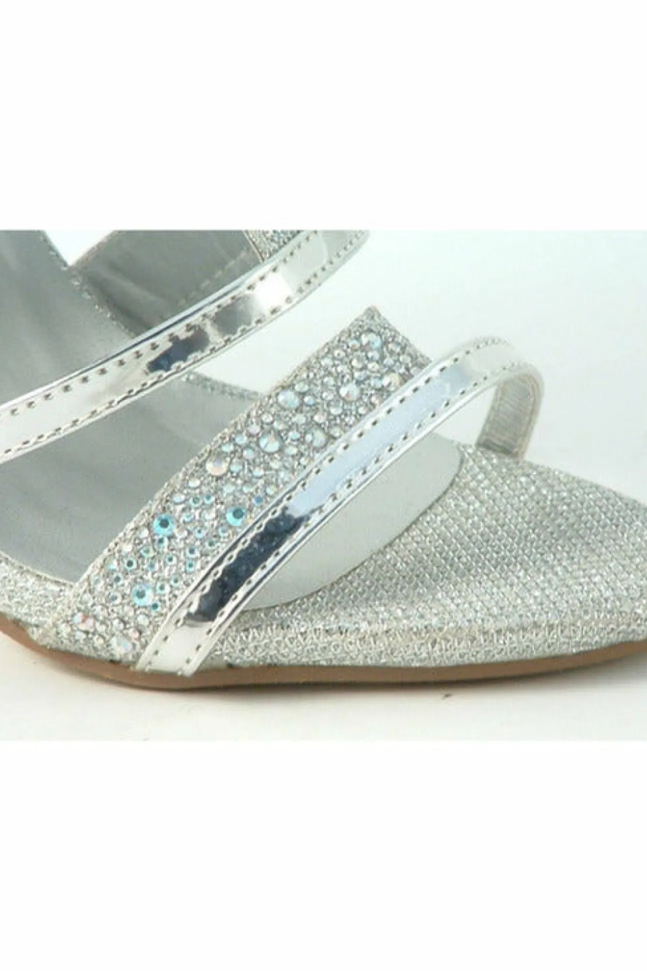 Women Glitz Shoes Ginny Divine Diamante Caged Strap Sandals