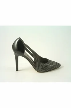 Women Glitz Shoes Glimmer Glamour N Glitz Metallic Open Side Shoe