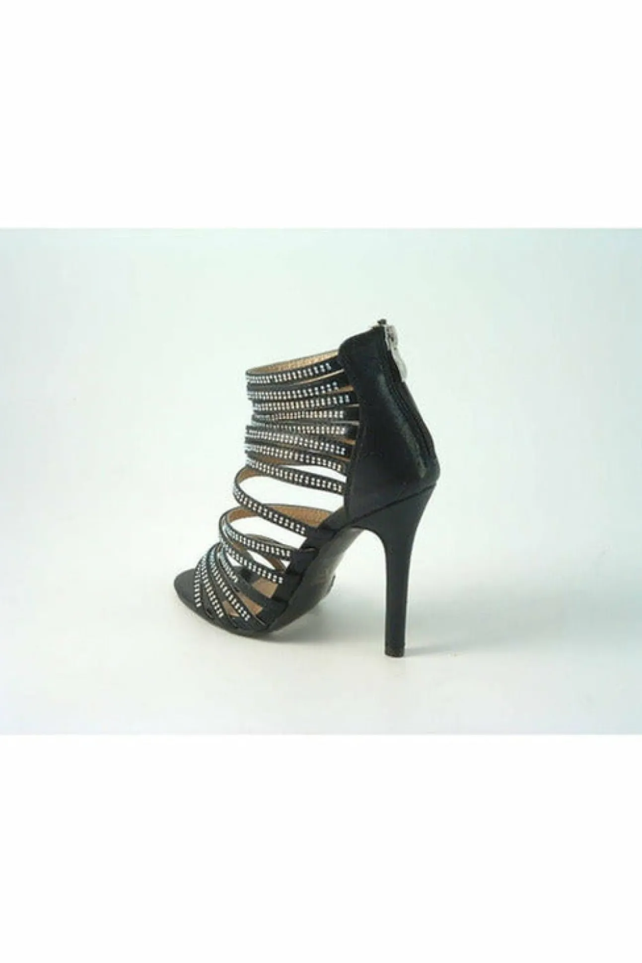 Women Glitz Shoes Kyra Divine Multi Diamante Strap Cage Sandal