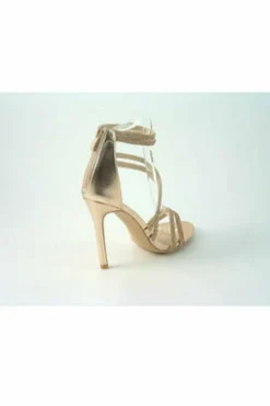 Women Glitz Shoes Miley Divine Doubled Strap Diamante Sandals