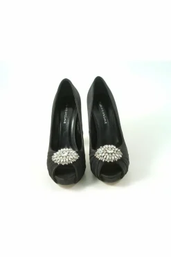Women Glitz Shoes Ripley Sabatine Fee 888 Satin Peep Toe Platform