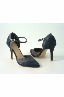 Women Glitz Shoes Roxie Suede N Glitter Dorsey Court Shoe