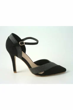 Women Glitz Shoes Roxie Suede N Glitter Dorsey Court Shoe