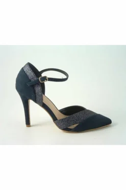 Women Glitz Shoes Roxie Suede N Glitter Dorsey Court Shoe