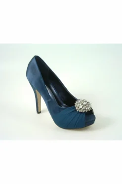 Women Glitz Shoes Sabatine Fee 888 Platform Satin Peep Toes