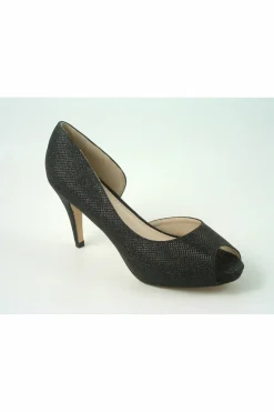 Women Glitz Shoes Sabatine Mid Heel Peep Toe - 31438