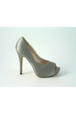 Women Glitz Shoes Sabatine Satin Platform Heels With Peeptoe