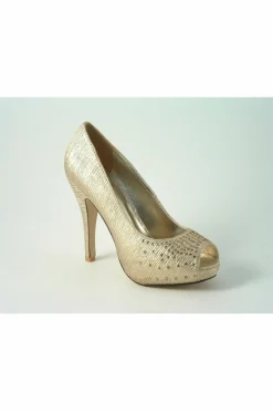 Women Glitz Shoes Sabatine Sparkle Peep-Toe Shoes