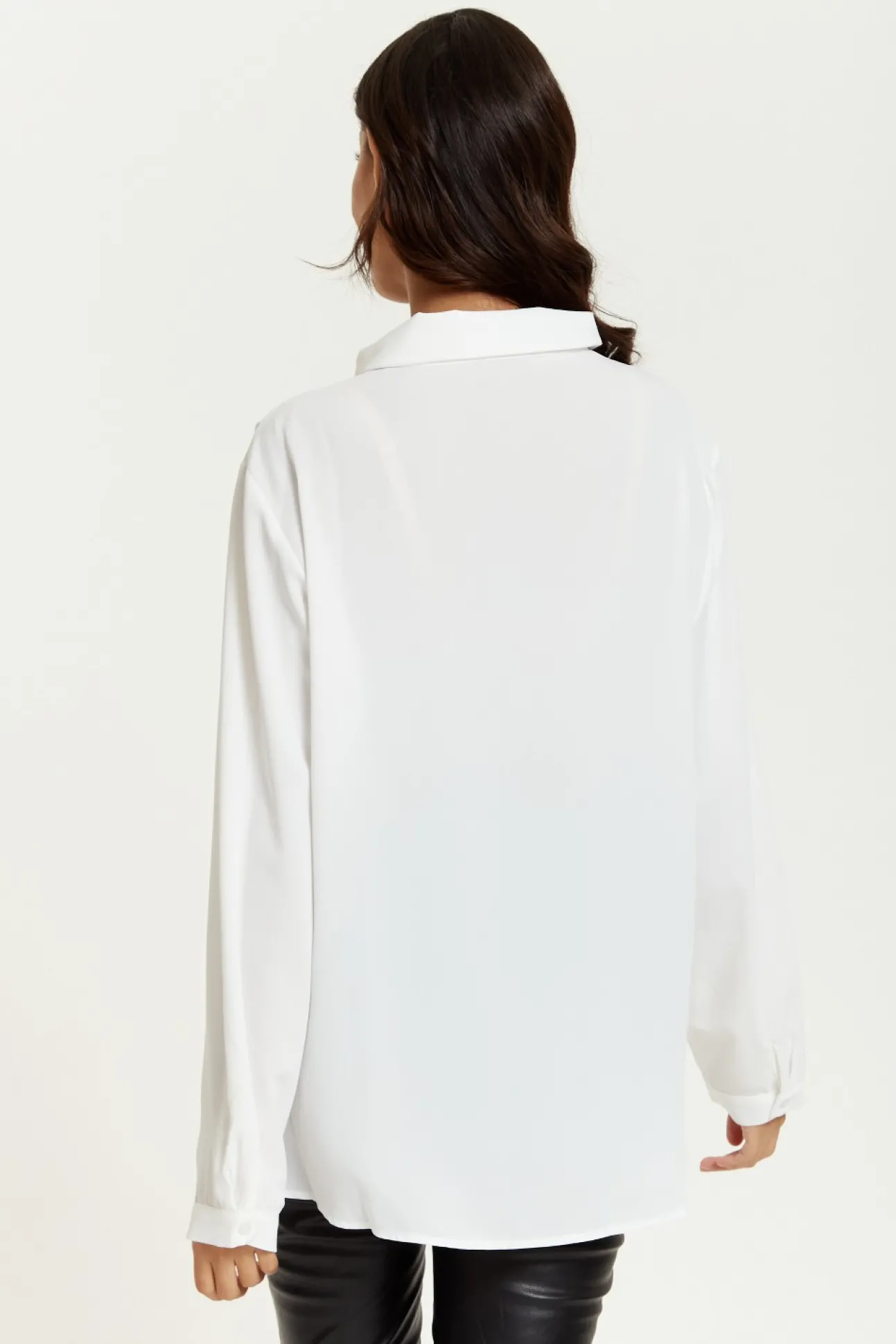 Women Hoxton Gal Relaxed Fit Long Sleeves Shirt Top With Button