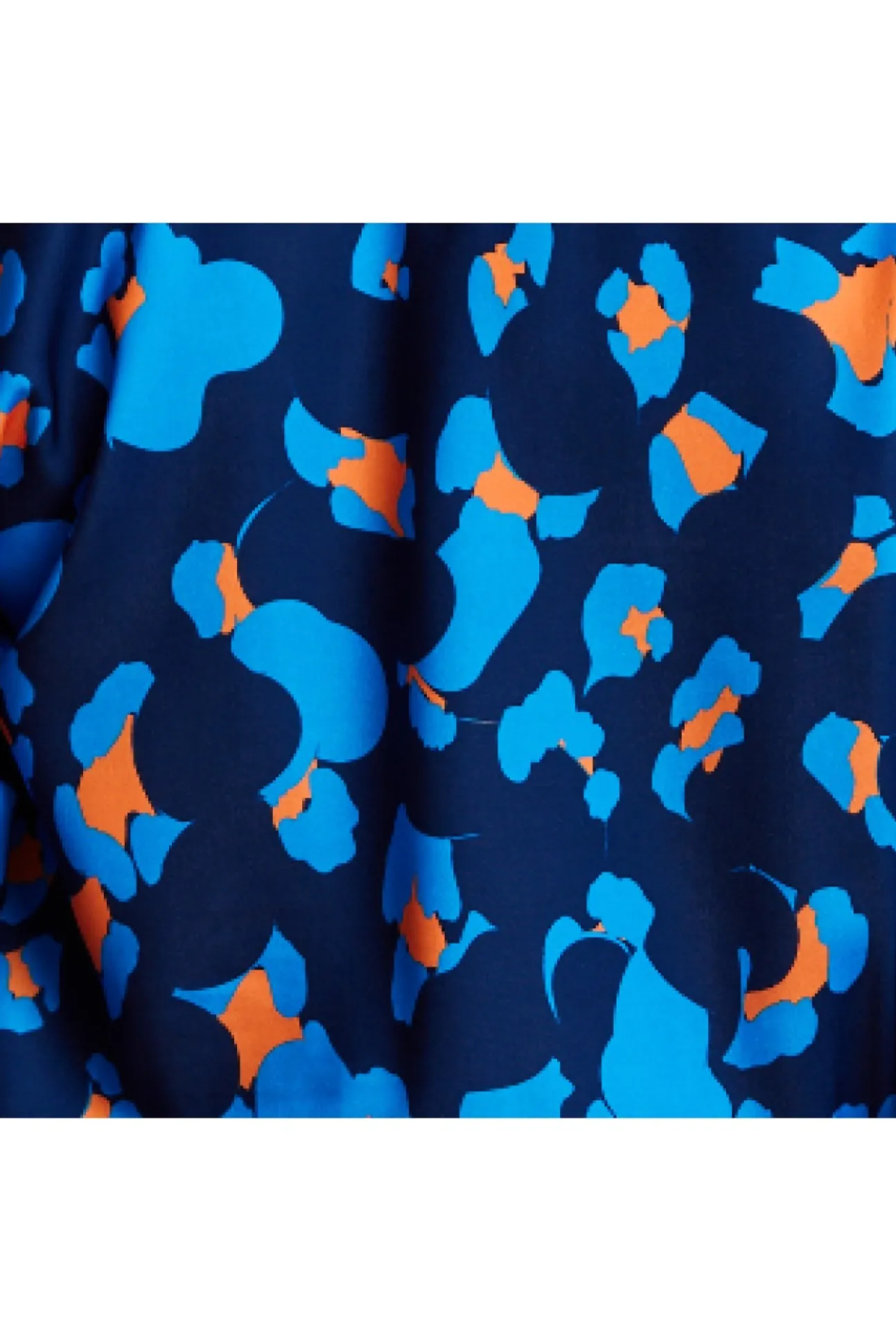 Women Liquorish Abstract Print Wrap Top In Pink Orange And Blue