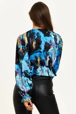 Women Liquorish Abstract Print Top