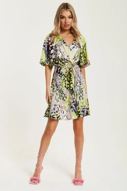 Women Liquorish Abstract Print Mini Dress