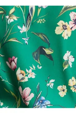 Women Liquorish Floral Print Wrap Top