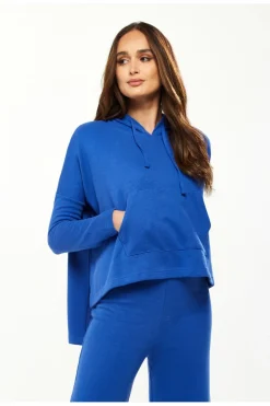 Women Liquorish Hooded Sweatshirt With Front Pocket In