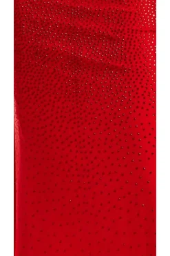 Women Liquorish Sequin Maxi Dress With Open Back Detail