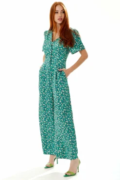 Women Liquorish Stroke Print Jumpsuit In