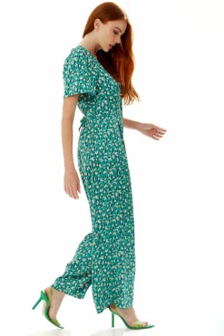 Women Liquorish Stroke Print Jumpsuit In