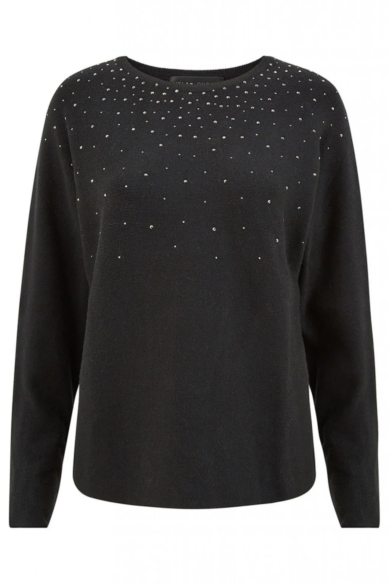 Women Mela London Batwing Jumper With Sparkly Neckline