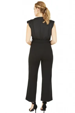 Women Mela London Cowl Neck Stretch Jumpsuit