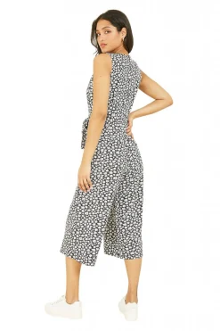 Women Mela London Ditsy Daisy Culotte Jumpsuit