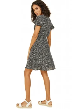 Women Mela London Ditsy Daisy Print Skater Dress