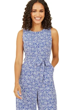Women Mela London Ditsy Floral Print Culotte Jumpsuit