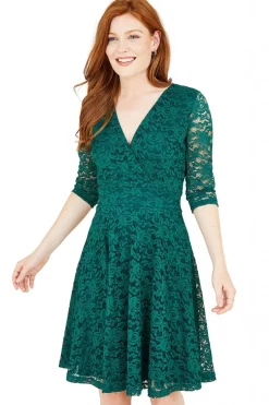 Women Mela London Lace Skater Dress
