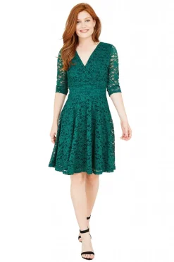 Women Mela London Lace Skater Dress